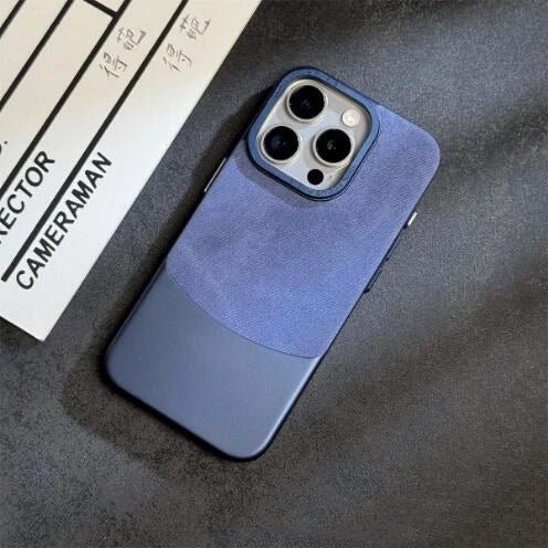 Case iPhone Minimalista em Tecido Flanelado - Minimal Cases