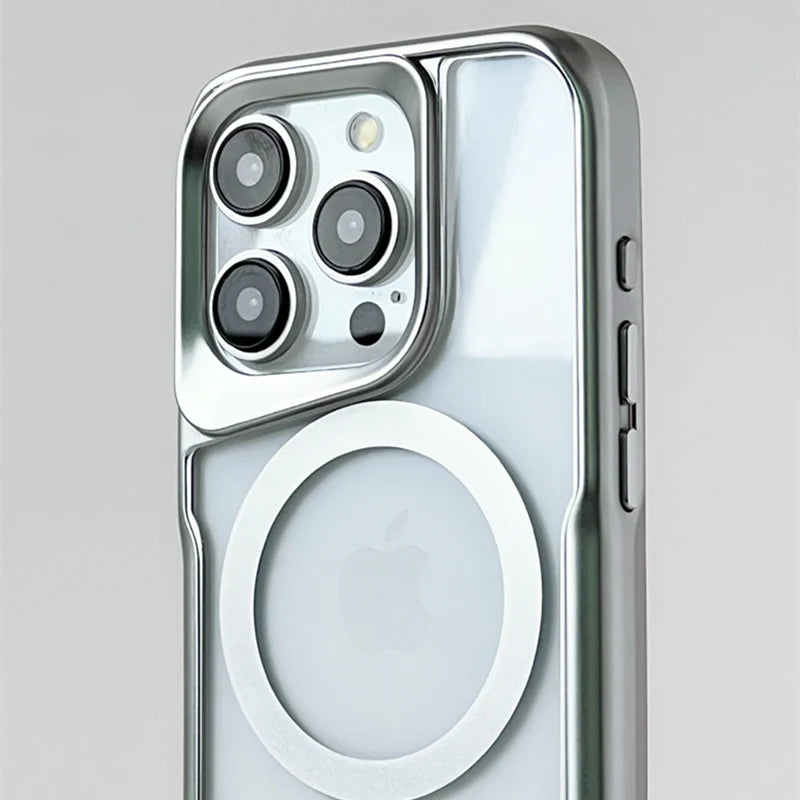 Case iPhone Transparente Minimalista com MagSafe