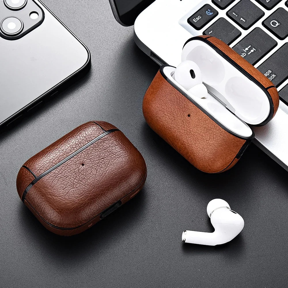 Capa AirPods Couro Legítimo Executivo - Minimal Cases