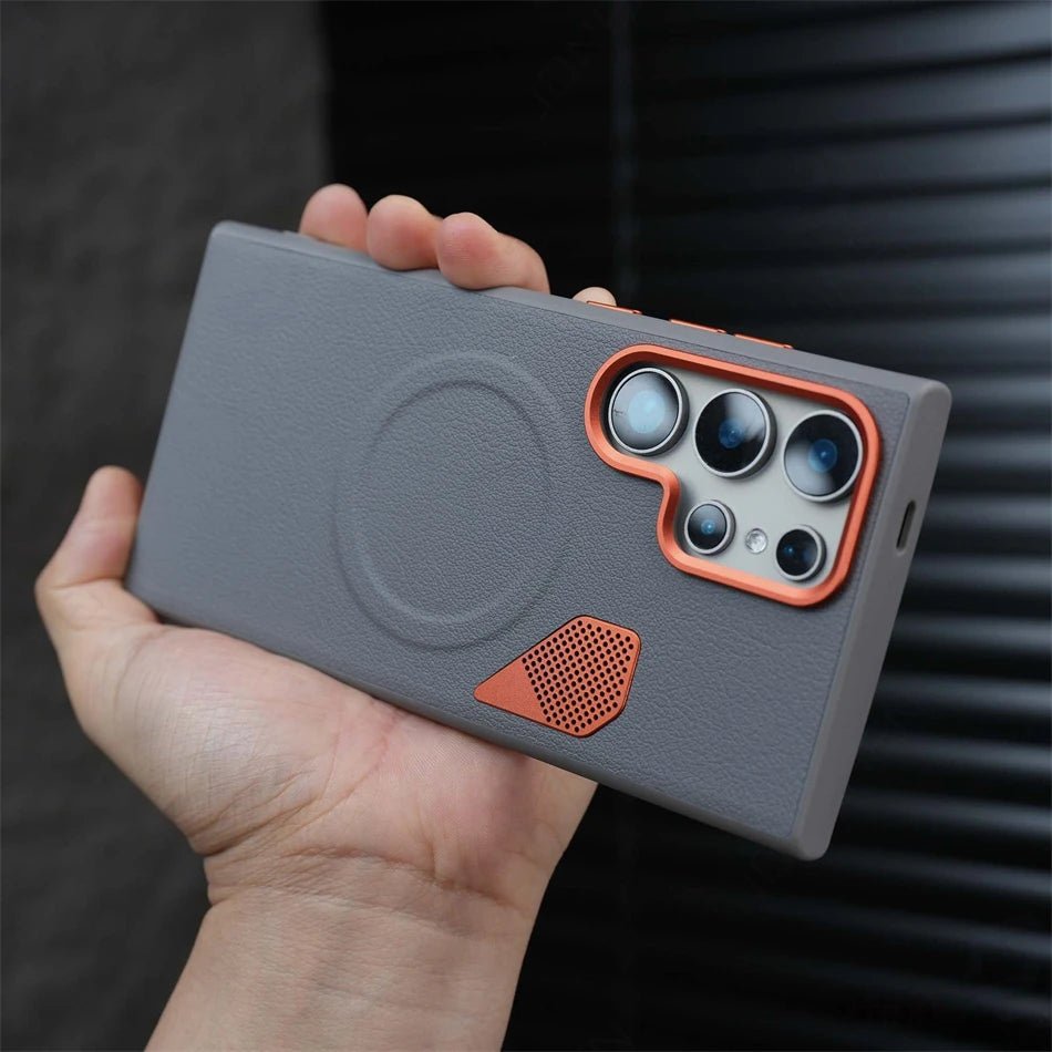 Case Samsung Couro Dissipação de Calor MagSafe - Minimal Cases