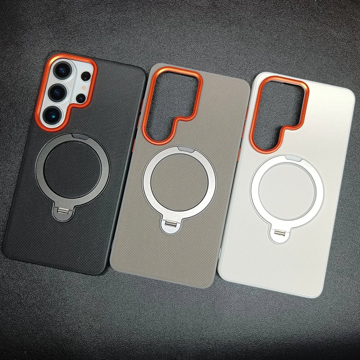Case Samsung S26 Metal com Suporte Giratório e MagSafe - Minimal Cases