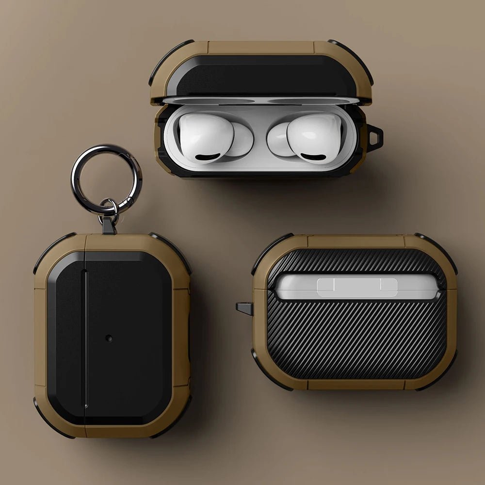 Capa AirPods Anti - Impacto com Chaveiro Metálico - Minimal Cases
