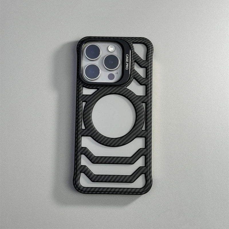 Case iPhone Slim Carbon e carregamento MagSafe - Minimal Cases