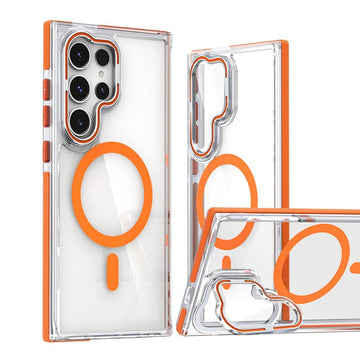 Case Samsung Transparente com Suporte Reclinável e MagSafe