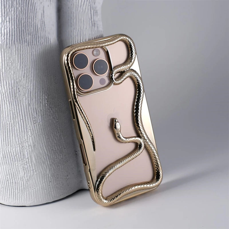 Case iPhone Nano Snake com Design Minimalista