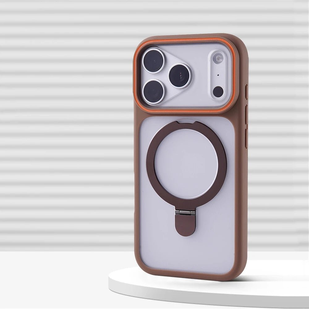 Case iPhone Premium Fosca com Suporte Retrátil - Minimal Cases
