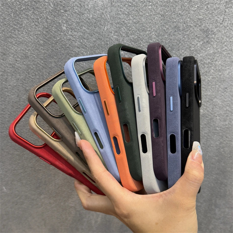 Case iPhone em Tecido Confort e Carregamento MagSafe