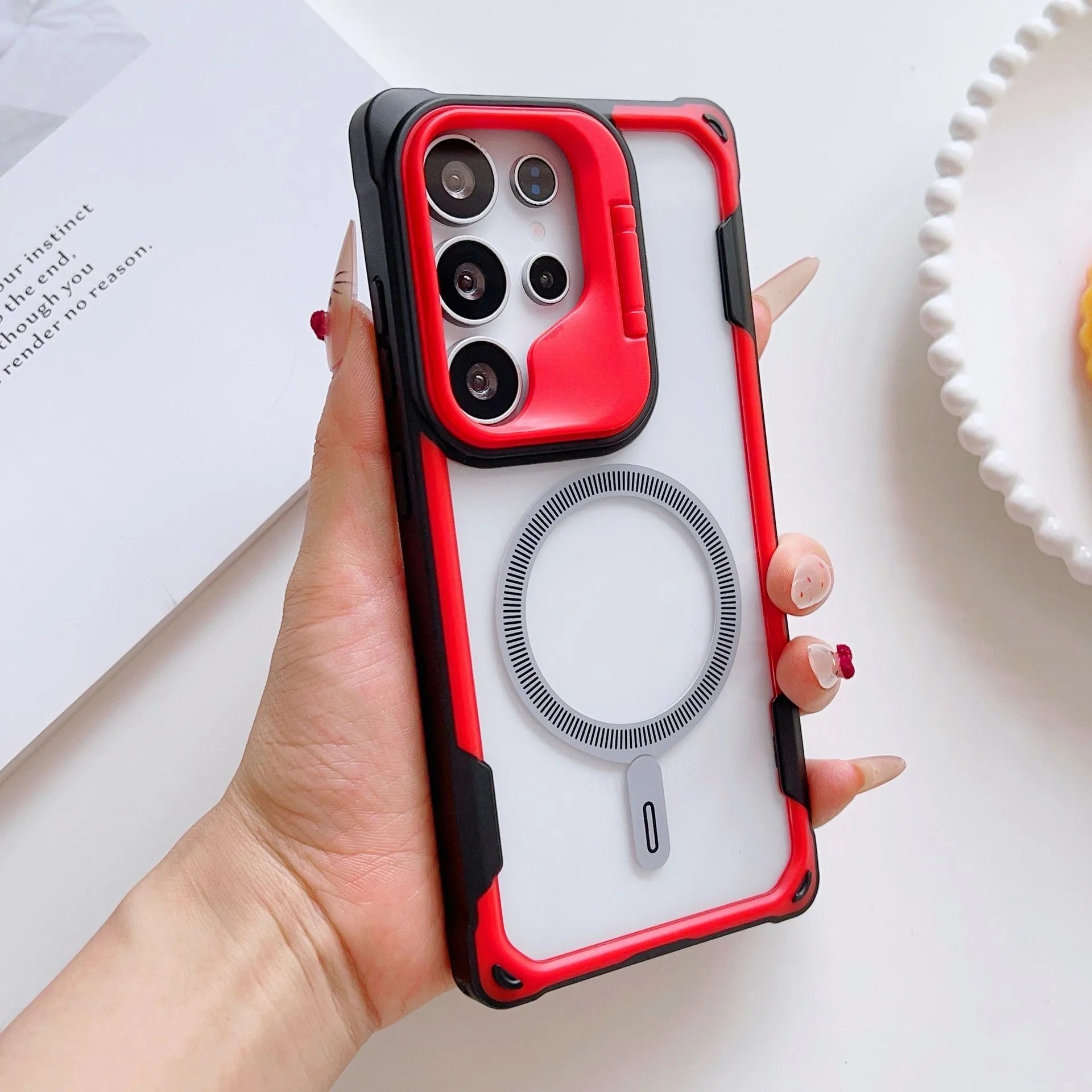 Case Samsung Cam Shield Anti Impacto MagSafe - Minimal Cases