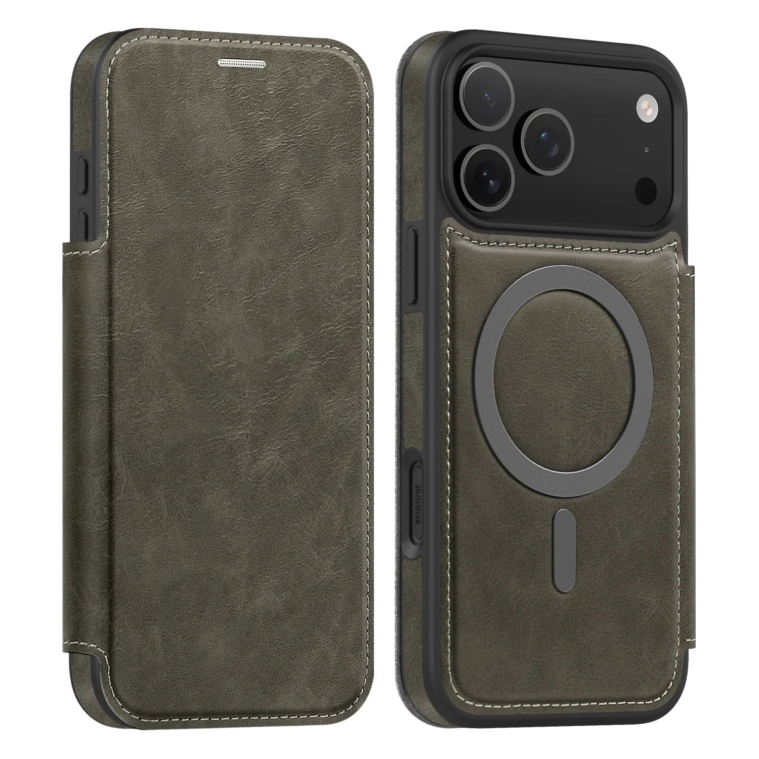 Case iPhone Couro Porta Cartões Magnético - Minimal Cases