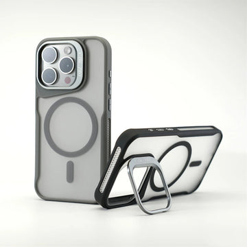 Case iPhone Minimalista com Suporte de Câmeras e MagSafe