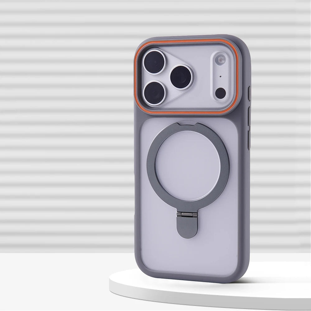 Case iPhone Premium Fosca com Suporte Retrátil - Minimal Cases