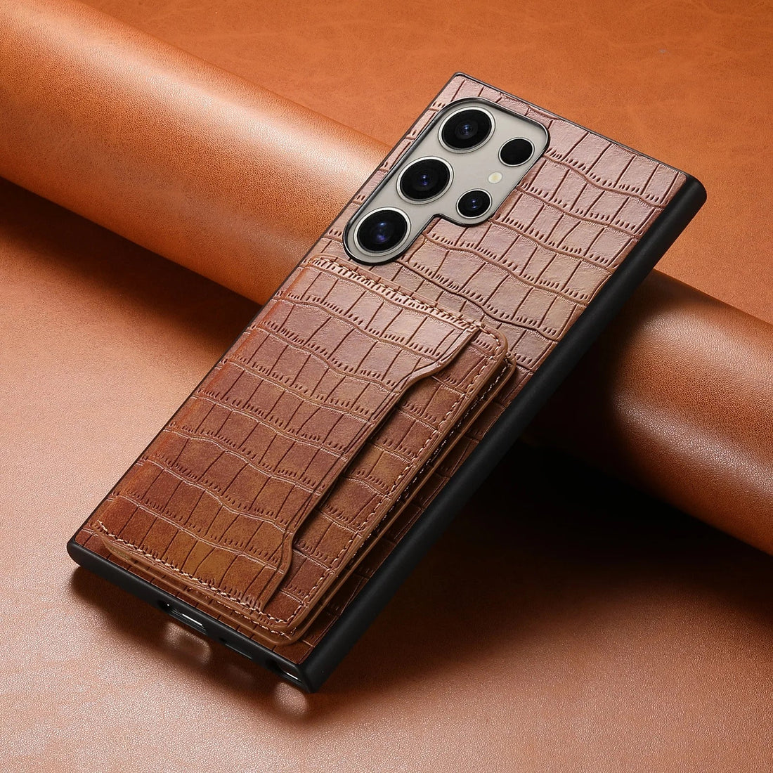 Case Samsung Couro Carteira com Suporte Dobrável