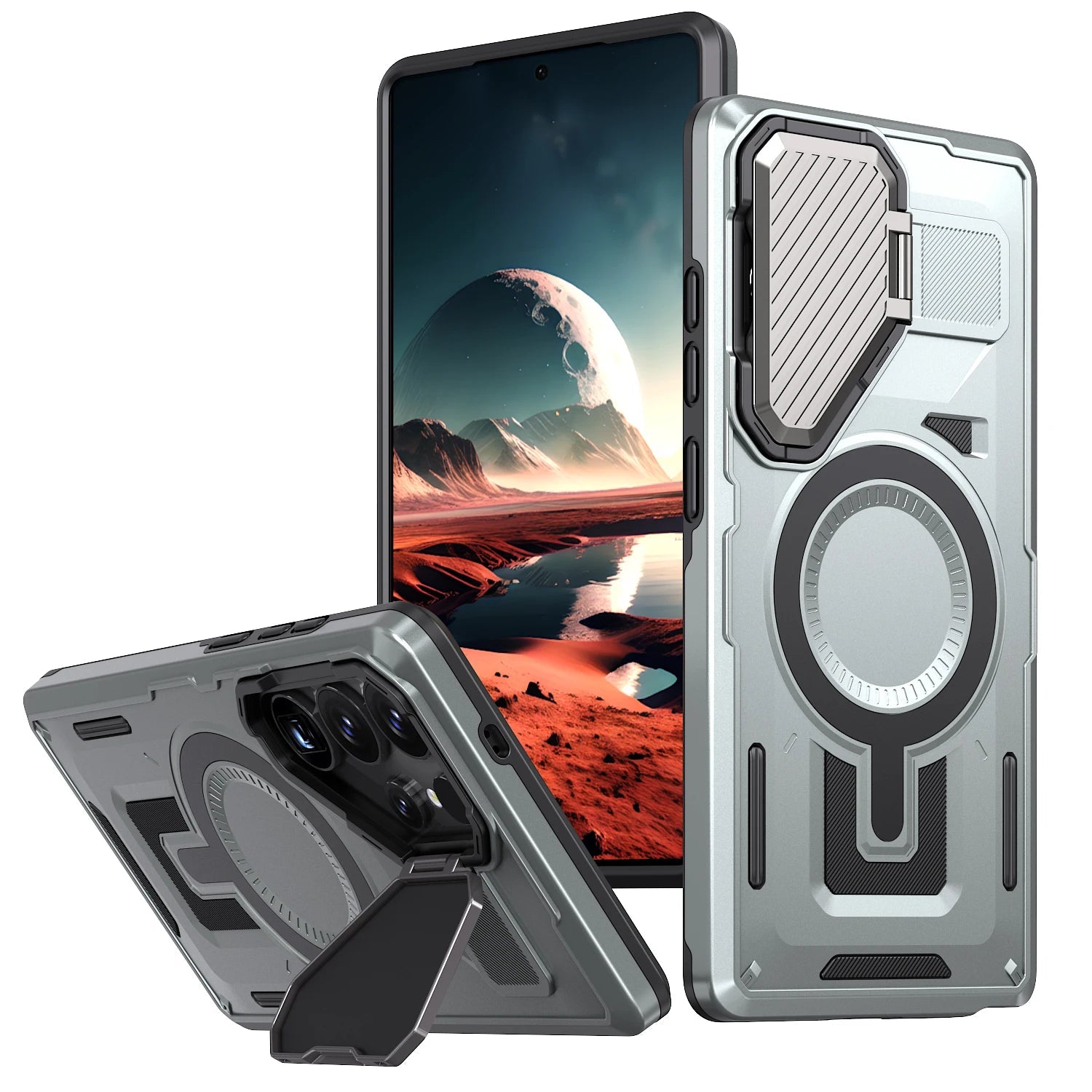 Case Samsung Magnética com Suporte Giratório e MagSafe - Minimal Cases