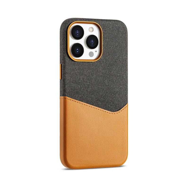 Case iPhone em Tecido e Couro Minimalista - Minimal Cases