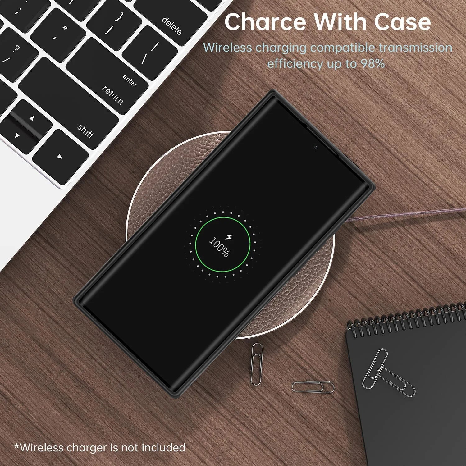 Capa Samsung em Couro Costurado Minimalista - Minimal Cases