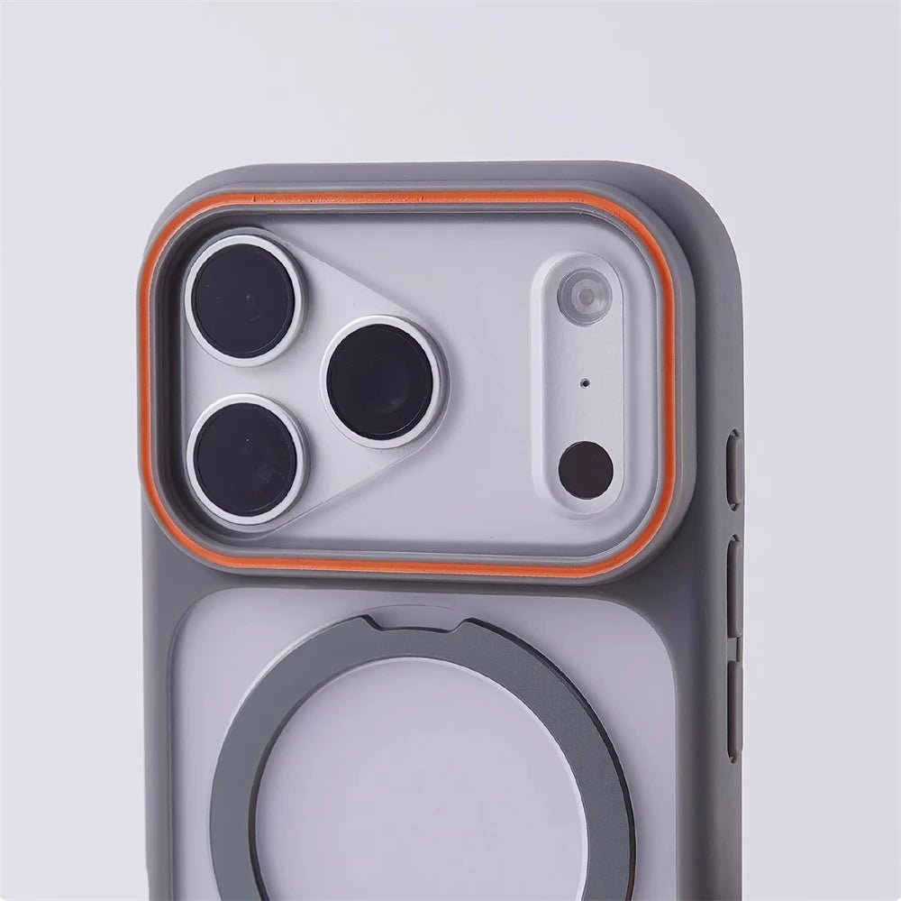 Case iPhone Premium Fosca com Suporte Retrátil - Minimal Cases