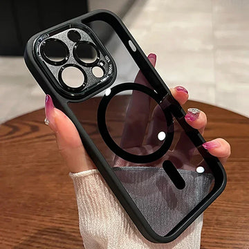 Case iPhone com Proteção de Lentes e Tela com carregamento MagSafe