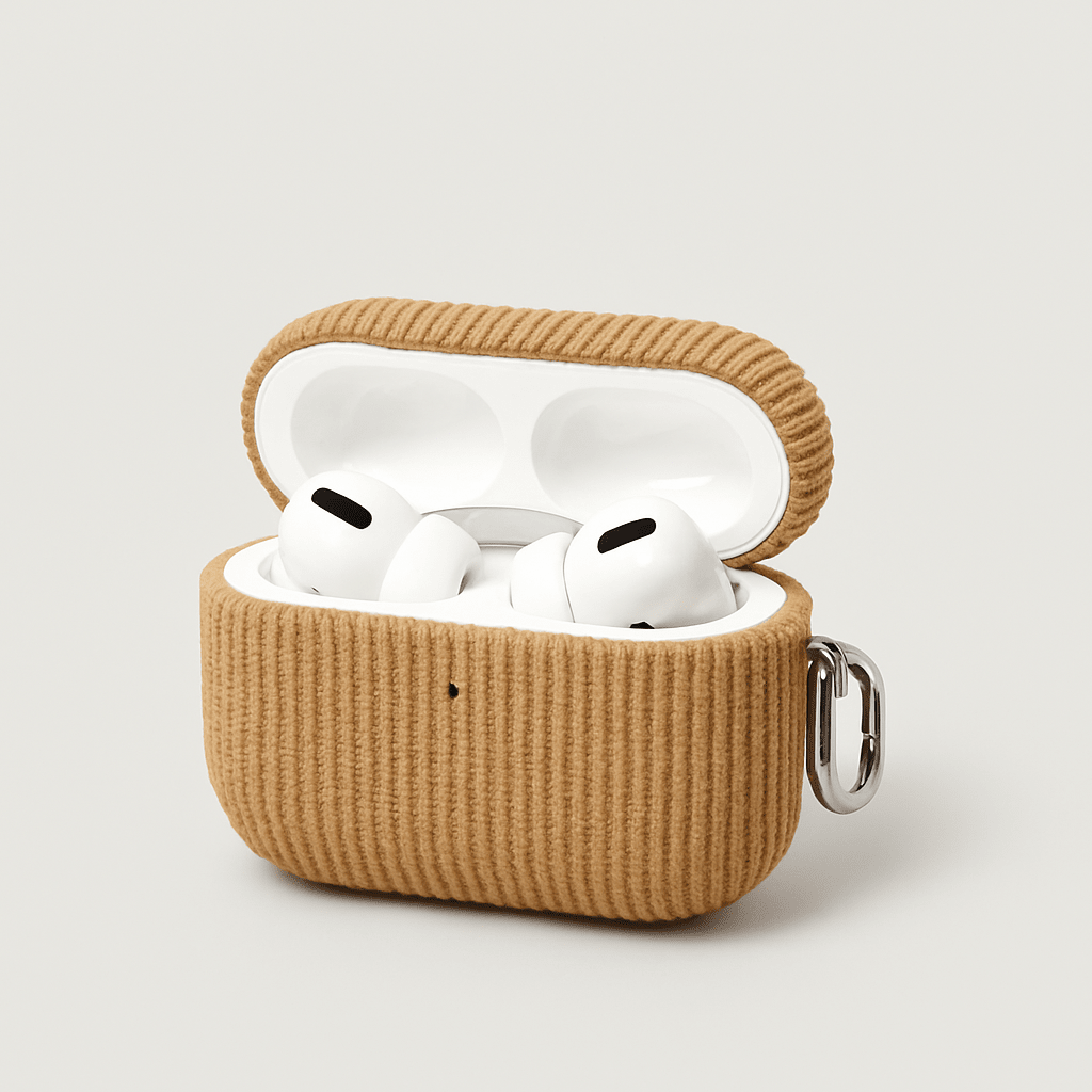 Capa AirPods em Veludo com Porta - Chaves - Minimal Cases