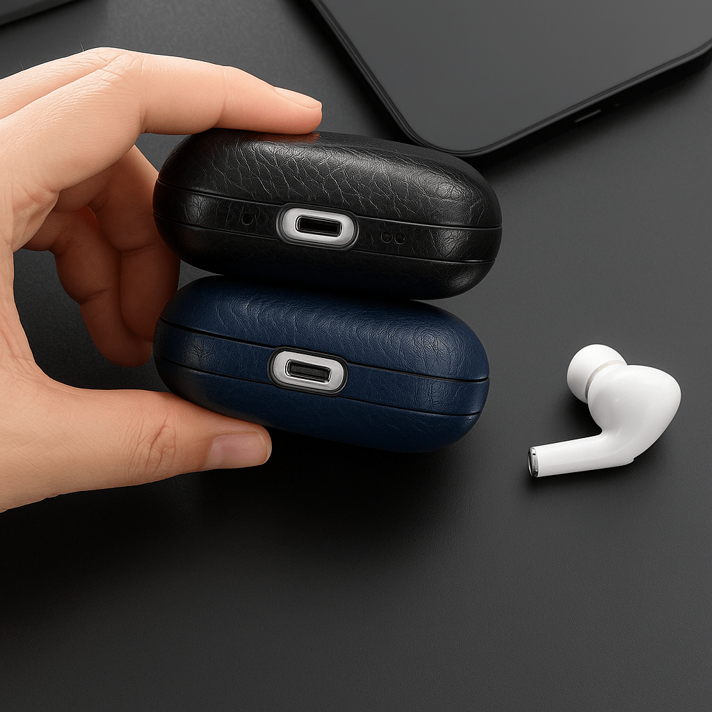 Capa AirPods Couro Legítimo Executivo - Minimal Cases