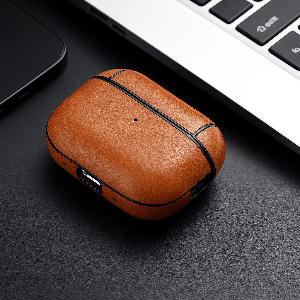 Capa AirPods Couro Legítimo Executivo - Minimal Cases