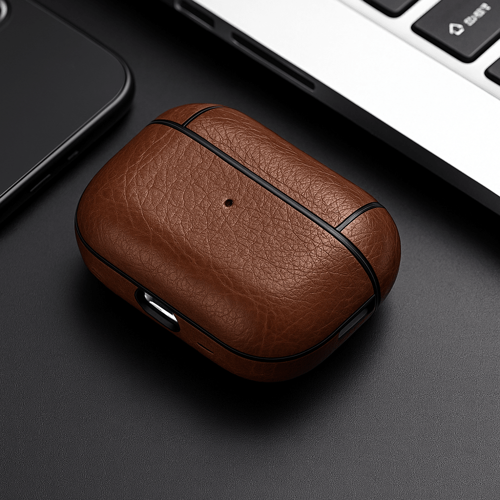 Capa AirPods Couro Legítimo Executivo - Minimal Cases
