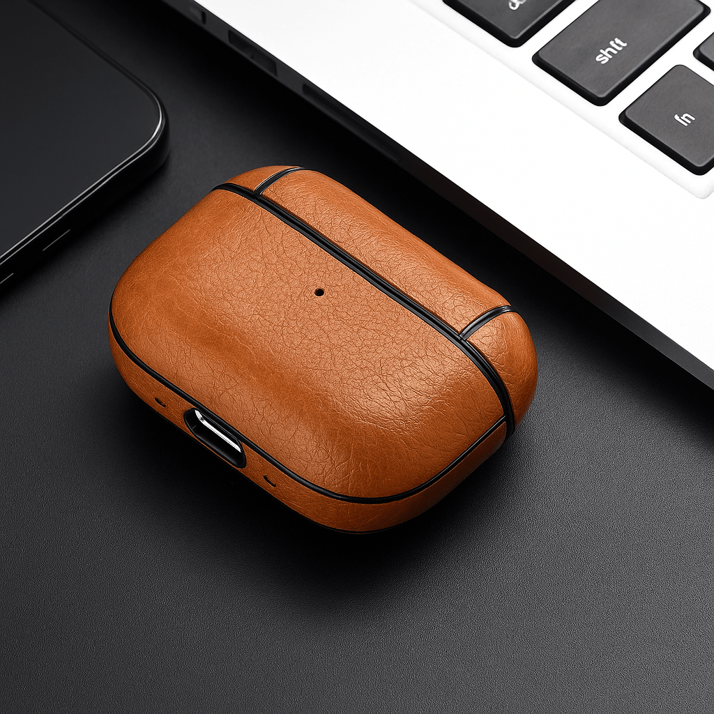 Capa AirPods Couro Legítimo Executivo - Minimal Cases